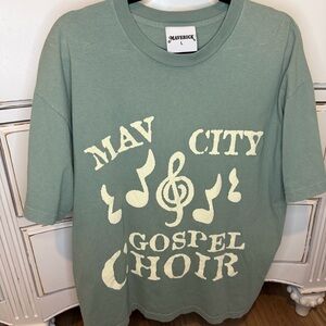 Maverick City Gospel Choir Graphic T Shirt Large Sage Green
